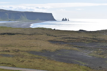 Beautiful nature at Dyrholaey in Vik in Iceland