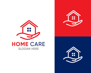 House Care logo Template, Medical House Logo