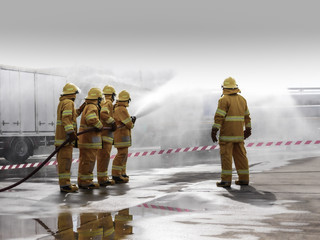 Fire fighting emergency team