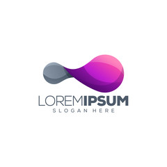 technology logo design vector illustration
