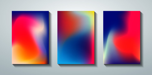 Vector phone wallpaper collection. Editable gradient mesh masked into phone shape.