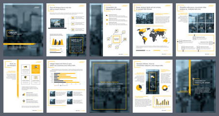 Business annual report creative design. Report template and presentations. Brochure creative design. - obrazy, fototapety, plakaty