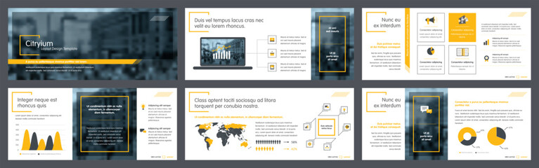 Flyer creative design. Brochure template.