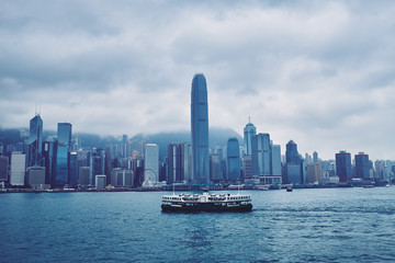 Fototapeta premium Hong Kong skyline