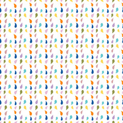 Seamless pattern with drops. Abstract background.