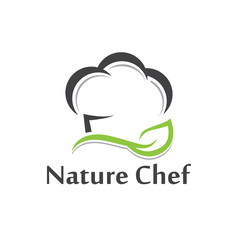 Natural Chef Logo, Restaurant Logo Design Template Vector