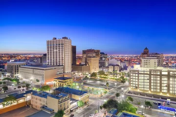 Muurstickers El Paso, Texas, VS Downtown Skyline © SeanPavonePhoto