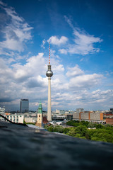 Fototapeta na wymiar TV tower in Berlin.