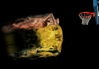 Man basketball player