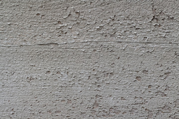 Close up detail pattern of decay textured from dark white coloring on the outdoor old wooden wall background.