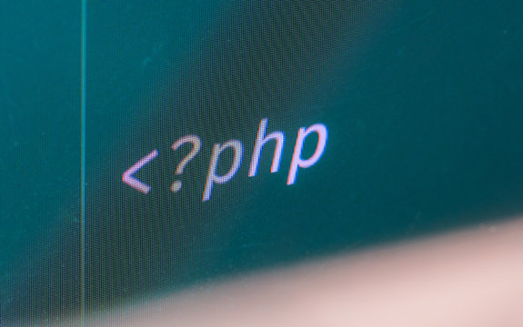 Open tag of php file on the screen macro