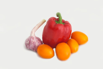 Vegetable isolated on white background