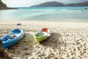 Atmosphere sea view At Paradise Beach Phuket Thailand