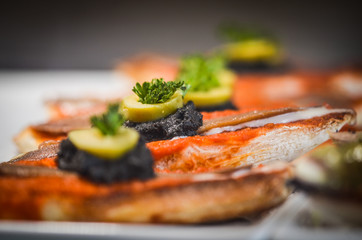 mix of fresh panini & tapas starters