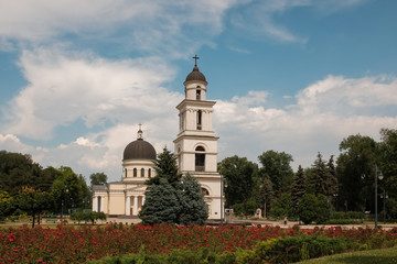 Fototapeta na wymiar Cathedral Chisinau Moldova.