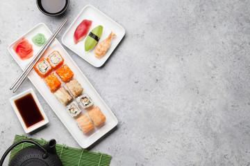 Japanese sushi set