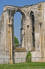 Obraz premium Saint Omer, le rovine dell'Abbazia di Saint Bertin - Pas-de-Calais, Hauts-de-France