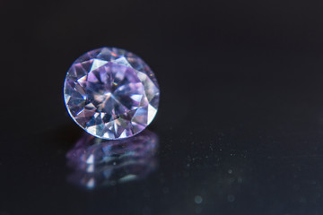 Natural purple Sapphire gemstone, Purple amethyst gemstone jewelry