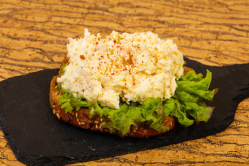 Bruschetta with cheese