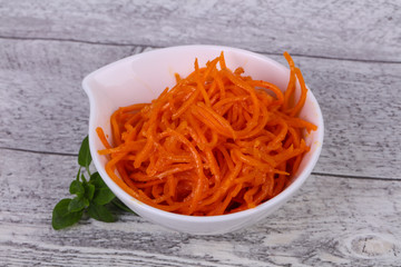 Korean cattot snack salad