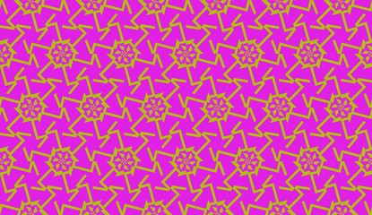 Pattern with abstract illusion triangles. Vector Seamless illustration. For your business, presentation, fashion print.