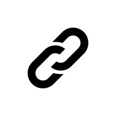 Chain Link Icon Vector Illustration - Vector