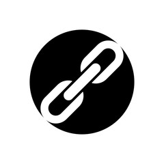 Chain Link Icon Vector Illustration - Vector