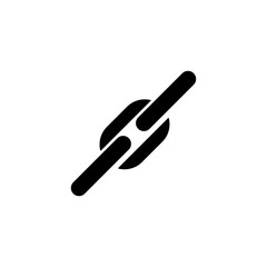 Chain Link Icon Vector Illustration - Vector