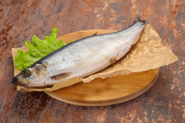 Salted herring fish