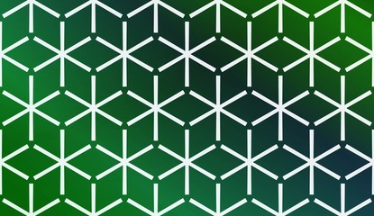 Modern Pattern With Curved Line. Geometric Elements. Blurred Gradient Background. Design For Screen, Presentation, Wallpaper. Holiday Object. Vector Illustration