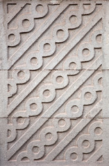 Detail of an ancient wall in Cusco, Peru, South America