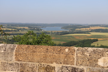 Fototapeta na wymiar Ville de Langres - Fortifications et chemin de ronde - Département de la Haute Marne