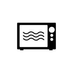 Microwave icon. Vector isolated illustration. - Vector