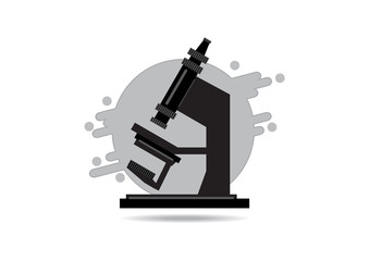 Abstract microscope background with the study of bacteria, molecules, substances. Science, education, chemistry, experiment, laboratory concept.