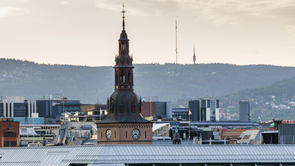Oslo, Norwegia, stolica, capitol, z lotu ptaka, norway, norge, skandynawia, scandinavia © Dreamnordno
