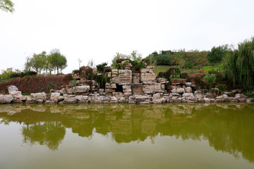 Fototapeta na wymiar Ecological restoration of popular science park, Tangshan, China