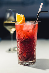 emonade of raspberries, strawberries, currants