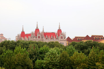 Park Architectural scenery, Tangshan, China