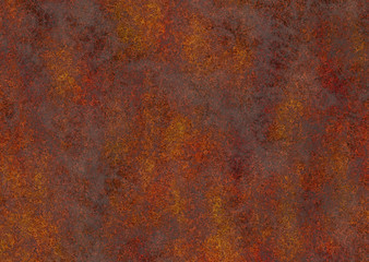 rusty metal panel
