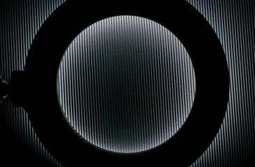 ultraviolet lamp lights neon fabric and leather textures