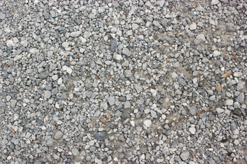 Pebbles texture in gray color
