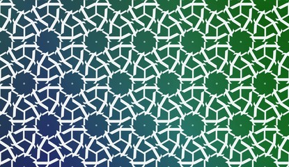 Template With Geometric Pattern. Vector Illustration. Triangles Style. Colorful Gradient Background