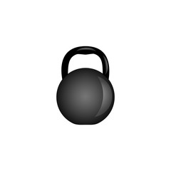 Kettlebell weight ,Sport equipment, vector icon.