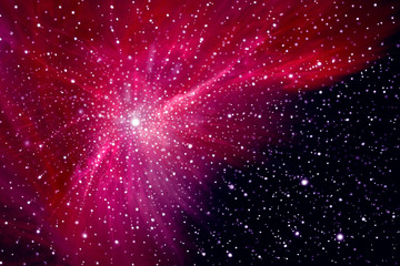 Spiral galaxy in outer spaces