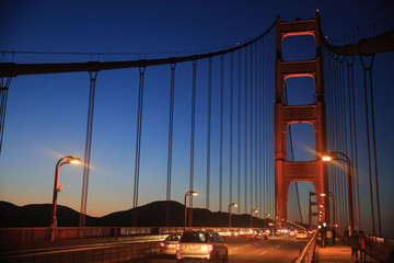 Golden Gate Bride Nacht