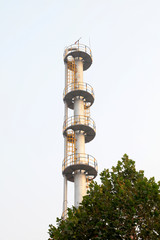 Industrial distillation tower