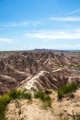 Fototapeta na wymiar View of Desert Mounds