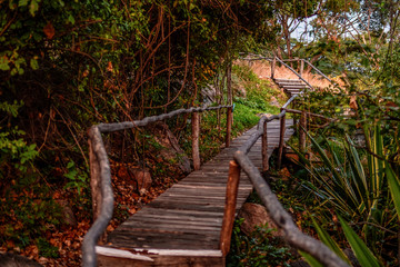 Fototapeta premium Abend am Malawisee