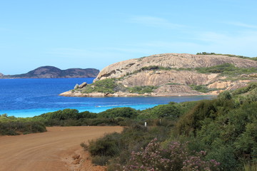 beautiful beach Lucky Bay in Australia, down under