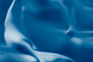 . Blue liquid shiny background.